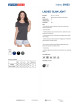 CRIMSON CUT LADIES` SLIM Damen-T-SHIRT HELLGRAU mit aufgesticktem Logo