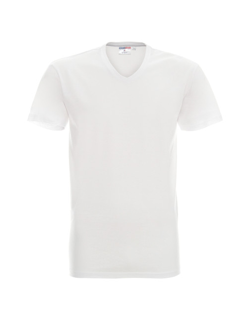 Promostars Men's V-neck T-shirt White