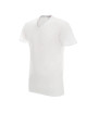 Promostars Men's V-neck T-shirt White