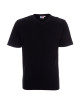 Promostars V-NECK T-SHIRT Men`s BLACK print embroidery logo silkscreen