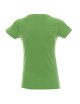 Promostars LADIES` HEAVY Damen-T-SHIRT HELLGRÜN DTG-Logodruck