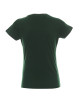 Promostars LADIES` HEAVY Damen-T-SHIRT, BOTTLE GREEN-Logodruck