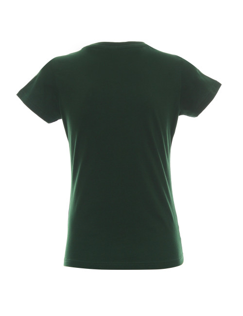 Promostars LADIES` HEAVY Damen-T-SHIRT, BOTTLE GREEN-Logodruck