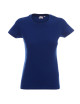 Promostars LADIES` HEAVY T-SHIRT Women`s CORNFLOWER logo embroidery print