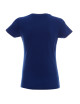 Promostars LADIES` HEAVY T-SHIRT Women`s CORNFLOWER logo embroidery print