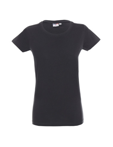 Promostars LADIES` HEAVY T-SHIRT Women`s GRAY print embroidery silkscreen