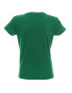 Promostars LADIES` HEAVY T-SHIRT Women`s GREEN screenprint logo
