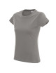 Promostars LADIES` HEAVY Damen-T-SHIRT, HELLGRAU, Stickerei, Siebdruck