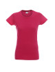 Promostars LADIES` HEAVY Damen-T-SHIRT ROSA DTG-Siebdruck-Sticklogo