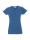 Ladies` heavy t-shirt women`s blue melange Promostars