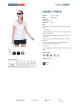Damen T-Shirt Promostars Ladies' V-Neck Weiß