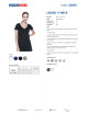 Promostars LADIES` V-AUSSCHNITT Damen-T-SHIRT SCHWARZ DTG-Druck-Logo-Stickerei