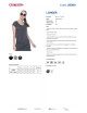 CRIMSON CUT LONGER Damen T-Shirt DARK GREY MELANGE mit Logo-Stickerei