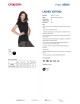 CRIMSON CUT LADIES` EXTEND Damen T-Shirt SCHWARZ mit Aufdruck, Stickerei und Siebdruck
