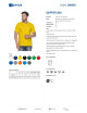GEFFER HERREN-T-SHIRT 200 GELB Siebdruck-Sticklogo für Unternehmen
