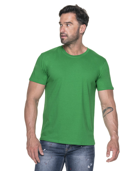 GEFFER HERREN-T-SHIRT 200 GREEN SPRING DTF-Druck, Stickerei, Siebdruck