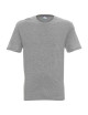 GEFFER Men`s T-SHIRT 200 LIGHT GRAY MELANGE silkscreen print