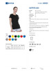 GEFFER LADIES` T-SHIRT 205 BLACK embroidery silk-screen printing company logo