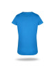 GEFFER LADIES` T-SHIRT 205 BLUE print logo embroidery silkscreen