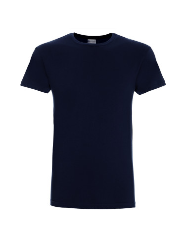 GEFFER Men`s T-SHIRT 100 NAVY print embroidery logo silkscreen