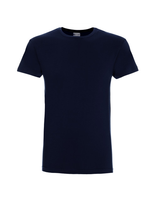 GEFFER Men`s T-SHIRT 100 NAVY print embroidery logo silkscreen