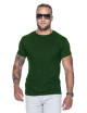 GEFFER HERREN-T-SHIRT 100 BOTTLE GREEN, Aufdruck, Logo-Stickerei, Siebdruck