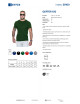 GEFFER HERREN-T-SHIRT 100 BOTTLE GREEN, Aufdruck, Logo-Stickerei, Siebdruck