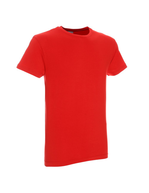 GEFFER Men`s T-SHIRT 100 RED print embroidery logo silkscreen