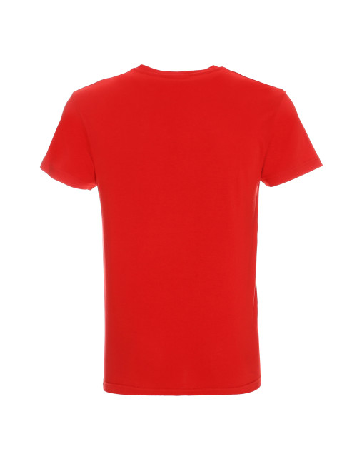 GEFFER Men`s T-SHIRT 100 RED print embroidery logo silkscreen
