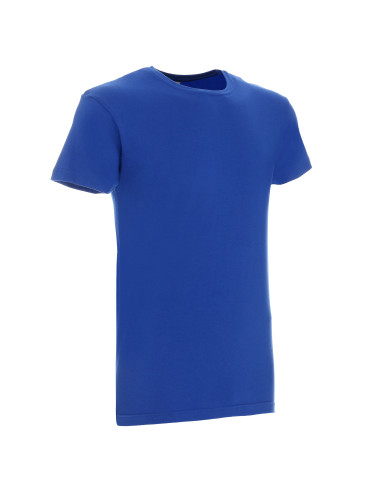 GEFFER Men`s T-SHIRT 100 CORNFLOWER embroidery print DTF logo for embroidery company