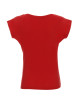 GEFFER Damen T-SHIRT 250 RED Stickerei, Logodruck, Siebdruck