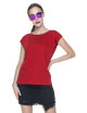 GEFFER Damen T-SHIRT 250 RED Stickerei, Logodruck, Siebdruck