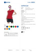 GEFFER Damen T-SHIRT 250 RED Stickerei, Logodruck, Siebdruck