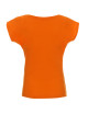 GEFFER Women`s T-SHIRT 250 ORANGE embroidery DTG logo screen printing