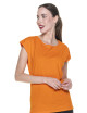 GEFFER Damen-T-Shirt 250 ORANGE, Stickerei, DTG-Druck, Logo-Siebdruck