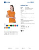 GEFFER Damen-T-Shirt 250 ORANGE, Stickerei, DTG-Druck, Logo-Siebdruck