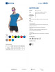 GEFFER Damen T-SHIRT 250 BLAU Firmenlogo Stickerei, Siebdruck