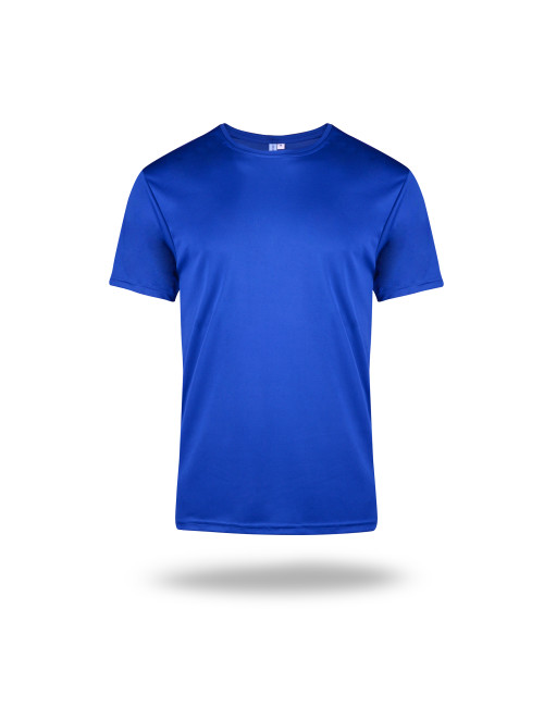 GEFFER Men`s T-SHIRT 240 CORNFLOWER DTG print silkscreen logo embroidery