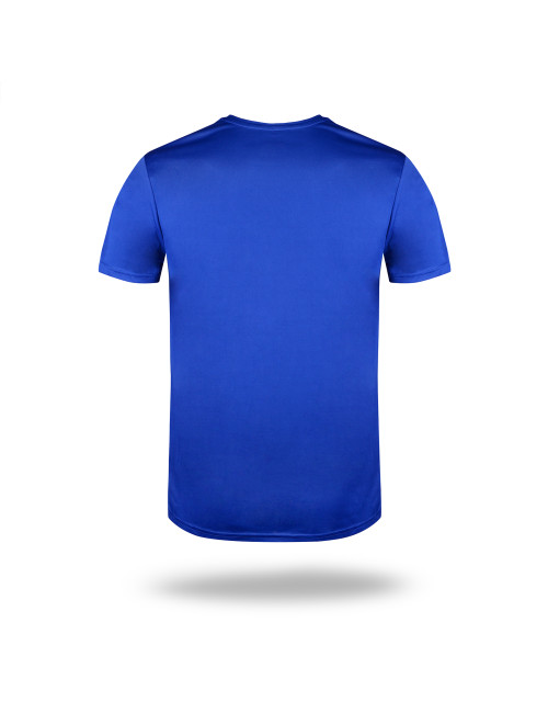 GEFFER Men`s T-SHIRT 240 CORNFLOWER DTG print silkscreen logo embroidery