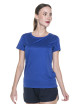 GEFFER Damen T-SHIRT 245 CORNBROWN Logo-Stickdruck