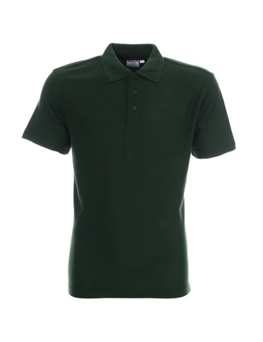 Promostars Men`s POLO STANDARD BOTTLE GREEN print embroidery silkscreen