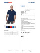 Promostars POLO Męska POLO HEAVY GRANATOWY nadruk sitodruk logo nadruk