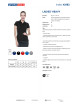 Promostars POLO Damskie LADIES' HEAVY CZARNY haft nadruk logo sitdruk