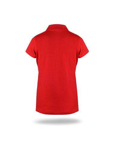 Promostars POLO Damen LADIES` HEAVY RED Stickerei-Siebdruck