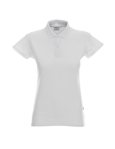 Promostars Ladies' Cotton Polo Shirt White