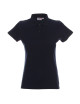 Promostars POLO Damen DAMEN BAUMWOLLE NAVYBLAU Stickerei, Siebdruck-Logo