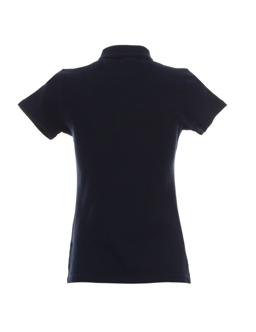Promostars POLO Damska LADIES' COTTON GRANATOWY haft sitodruk logo