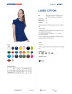 Promostars POLO Damska LADIES' COTTON GRANATOWY haft sitodruk logo