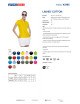 Promostars POLO Women`s LADIES` COTTON YELLOW embroidery silkscreen logo print