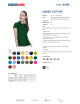 Promostars POLO Damska LADIES' COTTON ZIELONY BUTELKOWY haft nadruk